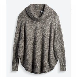 LEO & NICOLE Zaryn Cotton Blend Poncho Pullover